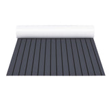 Seamanship EVA Foam Boat Flooring Mat Decking Sheet 240x90x0.6cm Dark Grey Decor