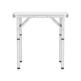 Weisshorn Folding Camping Table 60CM Adjustable Portable Outdoor Picnic Desk