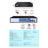 UL-tech CCTV Security System 8CH DVR 4 Cameras 1080p