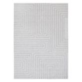 Les Nomades Felix Light Grey Wool Rug