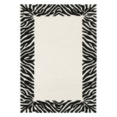 Les Nomades Zanzibar Black & White Wool Rug