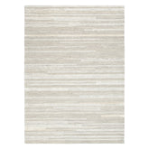 Les Nomades Linear Beige Wool Rug