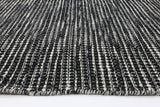 Nordic Black & White Reversible Wool Rug