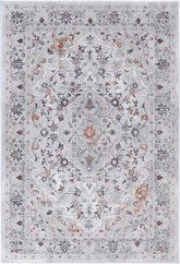 Porto Ava Ivory & Red Traditional Rug