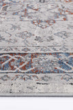 Porto Camila Grey & Blue Traditional Rug