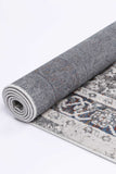 Porto Camila Grey & Blue Traditional Rug