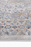 Porto Aurora Grey & Blue Traditional Rug