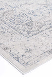 Porto Luna Cream & Blue Traditional Rug