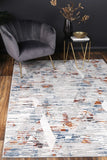 Porto Michael Grey & Multi Abstract Rug