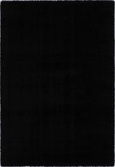 Puffy Soft Shag Black Rug