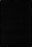 Puffy Soft Shag Black Rug