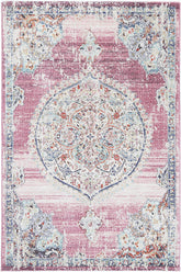 Salsa Hollow Medalion Transitional Blush Rug