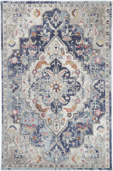 Salsa Alexander Transitional Navy Multi Rug