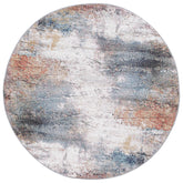 Salsa Aveza Abstract Soft Multi Round Rug