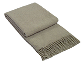 Brighton Throw - 100% NZ Wool - Beige
