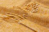 Cambridge Throw - 100% NZ Wool - Mustard