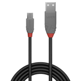 LINDY .5m USB2 A-Micro-B Anthra Line