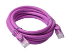 8WARE Cat6a UTP Ethernet Cable 2m Snagless Purple
