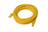 8WARE Cat6a UTP Ethernet Cable 5m Snagless Yellow