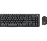 LOGITECH MK295 WIRELESS SILENT KEYBOARD AND MOUSE COMBO, 2.4GHZ USB RECEIVER -