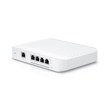 UBIQUITI UniFi Switch Flex XG - Layer 2 switch with (4) 10GbE RJ45 ports and (1) GbE, 802.3at PoE+ RJ45 input.