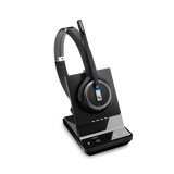 SENNHEISER | Sennheiser Impact SDW 5064 DECT Wireless Office Binaural headset w/ base station, for PC & Mobile, with BTD 800 dongle