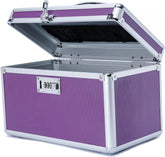 Locking Combination Medicine Box (Purple/Medium)