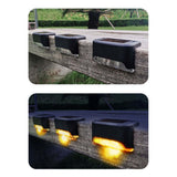 3-Piece Solar Deck Lights Set, Wireless, Waterproof, Warm White Light
