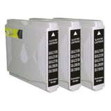 Compatible Premium Ink Cartridges LC57BK / LC37BK Black Triple Pack - for use in Brother Printers