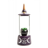 Cauldron Glass Case LED Backflow Incense Burner