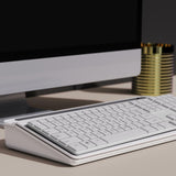 GOMINIMO Multipurpose Desktop Glass Dry Erase Board with Dividers