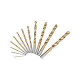 RYNOMATE 230 pcs Drill Bits Set with Black Plastic Case (Gold)