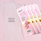 Waxing Kit - Digital Wax Warmer + 100g Wax Cartridge + 100x Pre-Cut Strips Pack