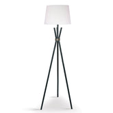 Sarantino Tripod Floor Lamp in Metal and Antique Brass