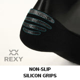5X Small Daily No Show Socks - MULTI COLOUR 5X Rexy Daily No Show Ankle Socks Small Non-Slip Breath