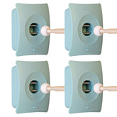 4X Door Stopper Wall Mount Door Stop Adhesive Catch Hole Advanced BLUE