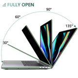 Suitable for Midnight Green MacBook Pro 13 Inch Case 2016-2023 M1 M2 A2338 A2289 A2251 A2159 Hard Shell Case Keyboard Cover