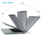 Suitable for MacBook Pro 14 Max Inch Case 2023 2022 2021 M2 A2779 M1 A2442 Hardshell Case Keyboard Cover Midnight Green