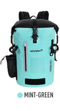 NOOYAH IPX8 Waterproof Bike Cycle Outdoor Sports Backpack Double-Layer Waterproof Bag MINT GREEN