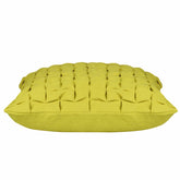 Flux Mustard Yellow 3D Textured Cushion Cover
