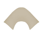 280TC Polyester Cotton V Shape Pillowcase Latte