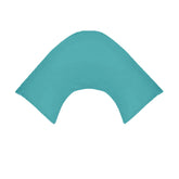 280TC Polyester Cotton V Shape Pillowcase Teal