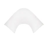280TC Polyester Cotton V Shape Pillowcase White