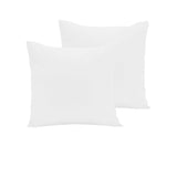 Pair of 280TC Polyester Cotton European Pillowcases White