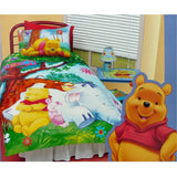 Disney Winnie The Pooh Quilt Cover Set Sleeping Under The Tree Single