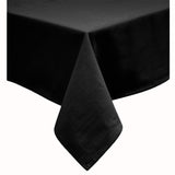 Hoydu Cotton Blend Table Cloth 180cm x 220cm - BLACK
