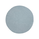 Little Gem Round Linen Cotton Baby Play Mat Capri 130cm Diameter