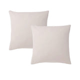Accessorize Pair of White/Natural Piped Hotel Deluxe Cotton European Pillowcases