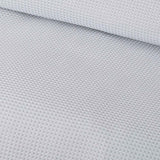 Accessorize Silver Waffle Polyester Quilt Cover Set Double