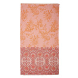 Oilily Cotton Digital Print Large Towel Bright Rose